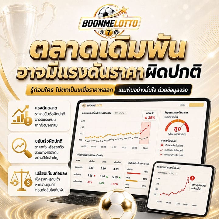 ตลาดเดิมพันอาจมีแรงดันราคาผิดปกติ