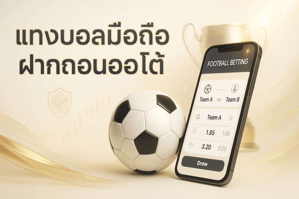 วิธีอ่านค่าน้ำ บอลมือใหม่